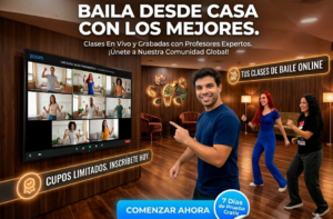 aprender a bailar online, aprender a bailar desde casa, aprender a bailar virtual