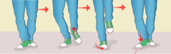 como bailar shuffle