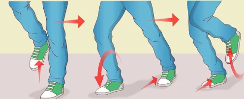 pasos de shuffle dance